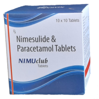 Nimuclub (Nimesulide 100mg +Paracetamol 325mg ) 10x10 Tablets